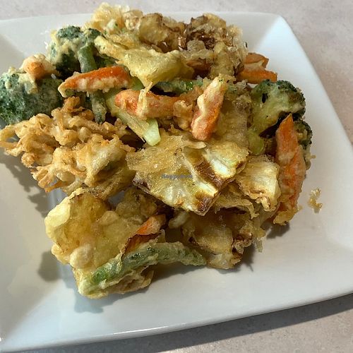 Vegetable tempura  at Asian Vegan Bistro in Bakersfield