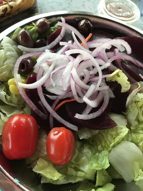 Greek Salad no feta at Buddy's Pizza in Grand Rapids