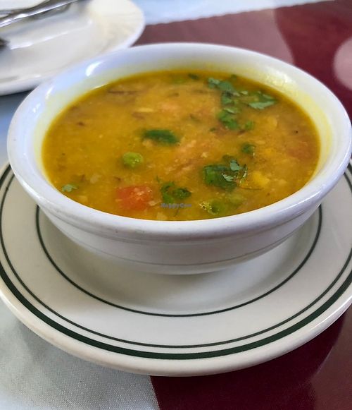 Dahl with yellow lentils  at Taste of Himalaya in Jackson