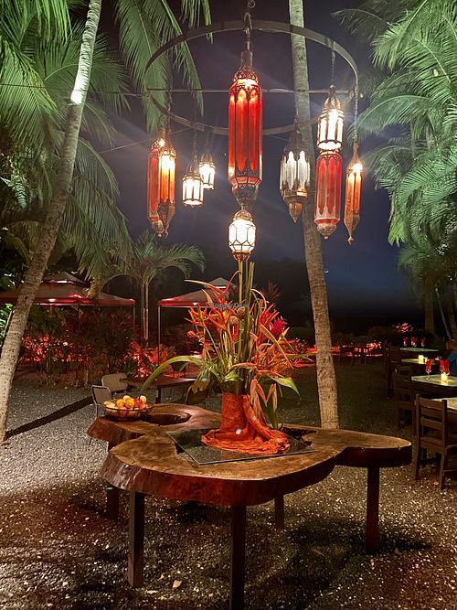 Outside  at The RED DOOR in Tamarindo