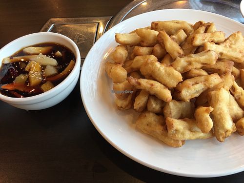 Tangsuyook (sweet and sour mushroom)  at Chinatown - 서귀포 차이나타운 in Seogwipo