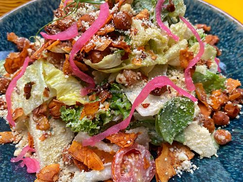 Caesar salad  at Vegan Oasis in Tallinn