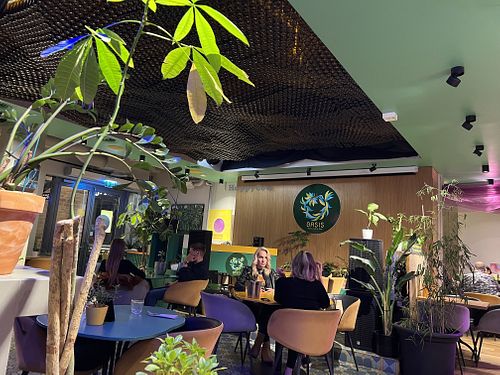 Great ambiance and nice music   at Vegan Oasis in Tallinn