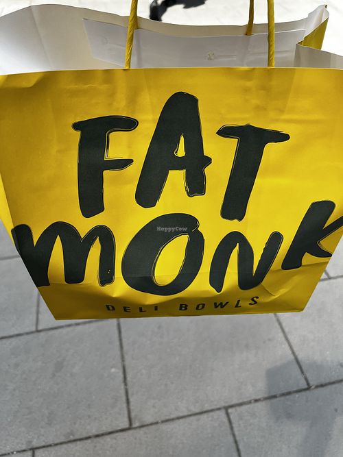 I got the mango “chick’n” bowl   at Fat Monk - Wien Mitte in Vienna