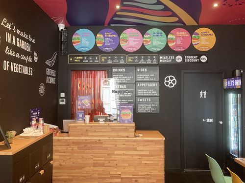 Order here at Flower Burger in Amsterdam