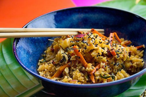 Bibimbap at Japa Vegana in Brasilia