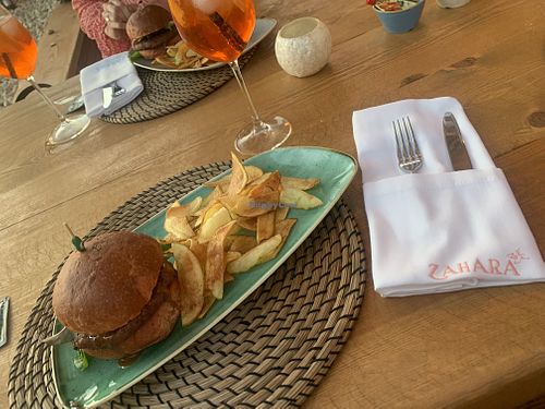 vegan burger! 🌱😍 at Zahara in Denia