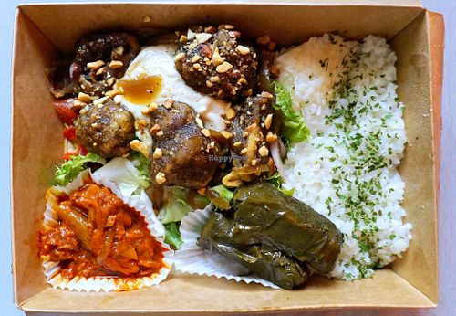 Bento Champignons at GangNam Falafel in Paris