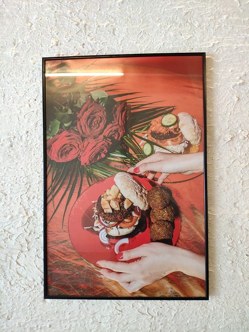 Pic at GangNam Falafel in Paris