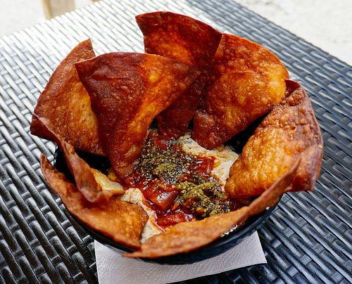 Kimchi hummus at GangNam Falafel in Paris