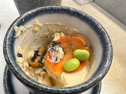 Truffle chawanmushi !  at Saute Sushi 素特•素司 in Central Singapore