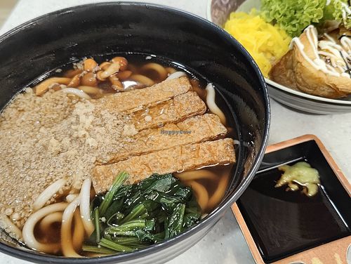 Shoyu soup udon at Saute Sushi 素特•素司 in Central Singapore