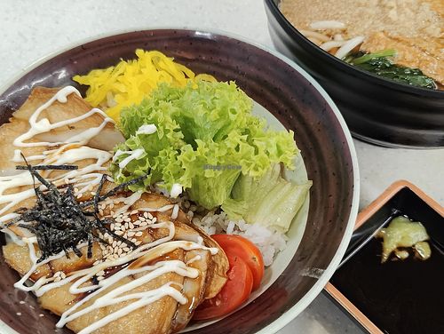 Teriyaki king oyster Vnagi at Saute Sushi 素特•素司 in Central Singapore