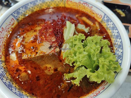 Saute numb and spicy soup ramen  at Saute Sushi 素特•素司 in Central Singapore