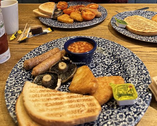 Vegan breakfast   at The White Horse in Brigg