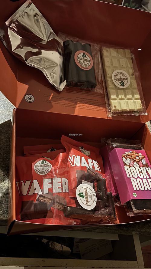 Delicious delivery from vegan chocolate co. Super fast delivery. Thanks!  at Vegan Chocolate Co - Online delivery in Dulwich Hill