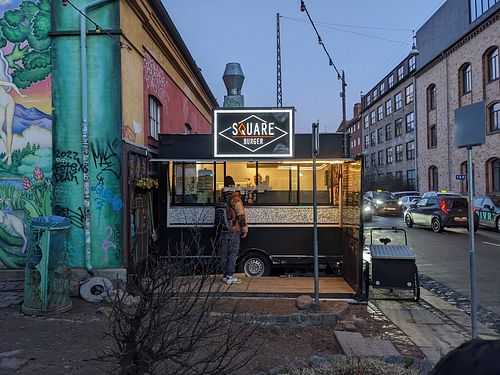 Outdoors at Square Burger in Copenhagen