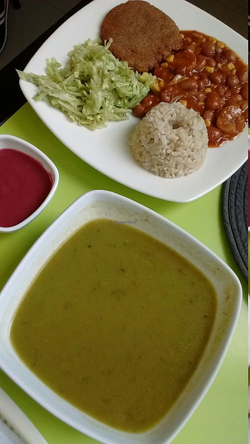 Lunch of the day November 2018 at Vegetannis in Pereira