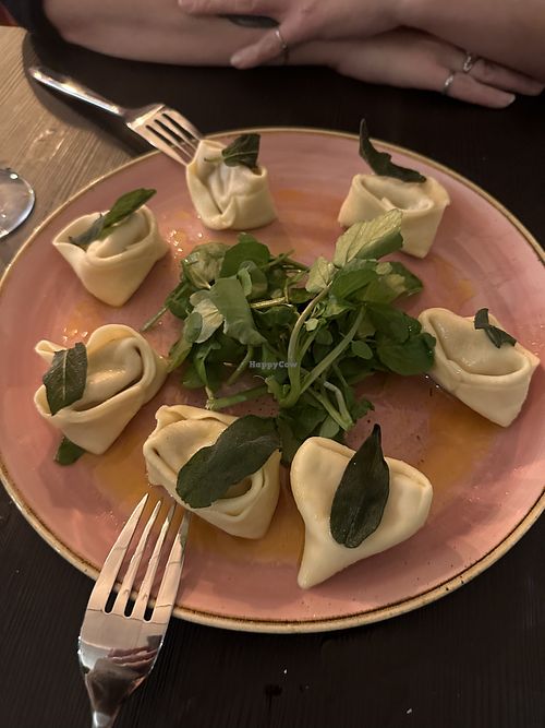 Sage and pumpkin tortellini   at Pastan Bristol in Bristol
