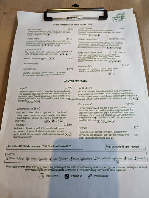  at Pastan Bristol in Bristol