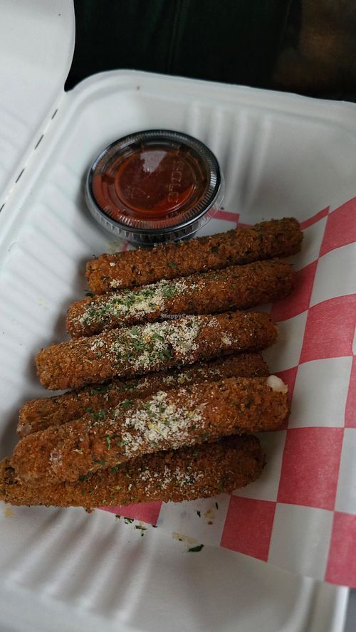 Mozzarella sticks at Subculture Vegan Deli & Provisions  in Albany