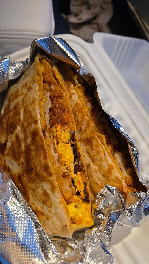 Chorizo burrito at Subculture Vegan Deli & Provisions  in Albany