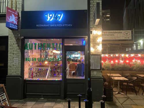 Outside at 1947 Restaurant & Bar in East London