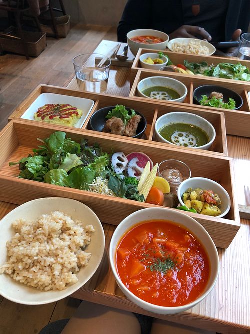 Vegan bento at AIN SOPH.Ginza in Tokyo