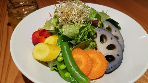 dinner salad at AIN SOPH.Ginza in Tokyo