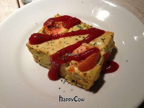 Vegan omelet at AIN SOPH.Ginza in Tokyo