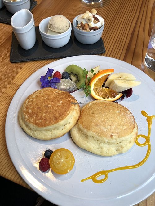 Heavingly pancakes  at AIN SOPH.Ginza in Tokyo