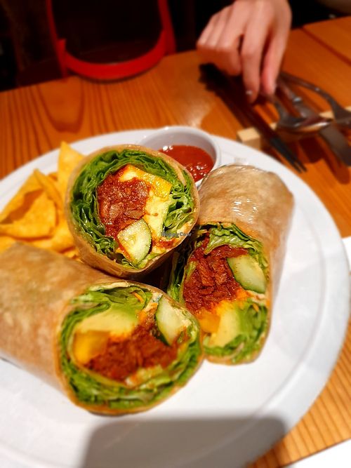 Burrito at AIN SOPH.Ginza in Tokyo