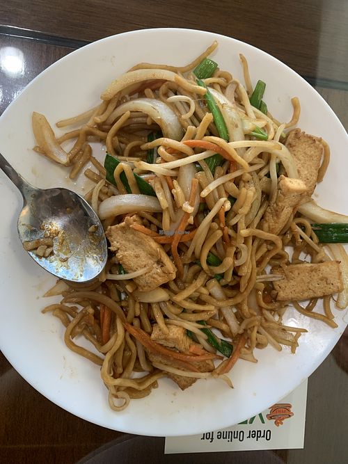 Chow mein   at Pho Vegan Asian Cuisine in Folsom