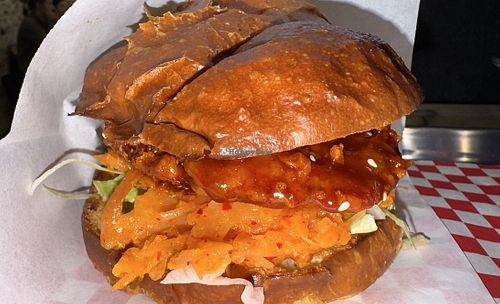   at Kitsune Burgers in Brussels