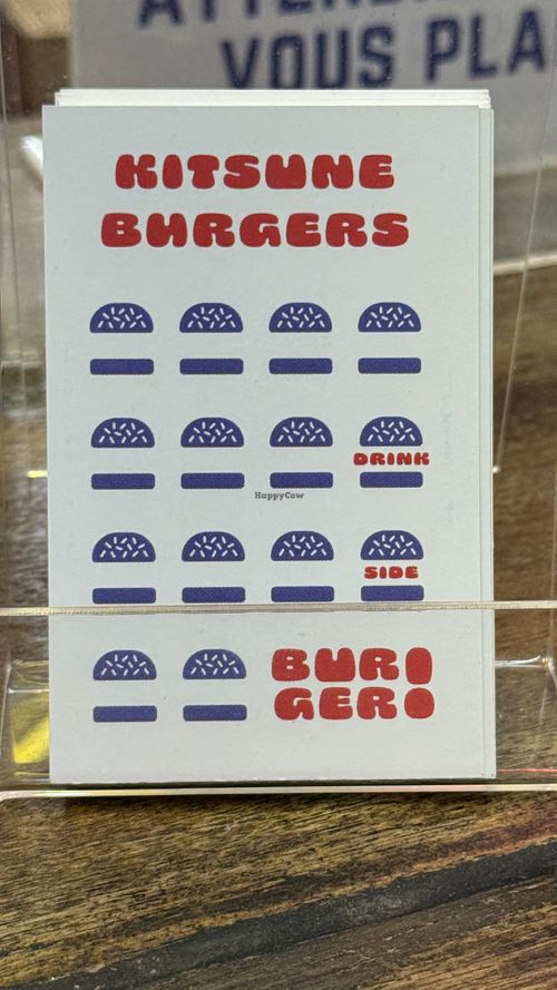   at Kitsune Burgers in Brussels