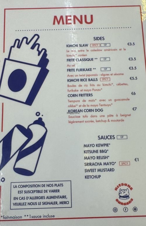   at Kitsune Burgers in Brussels