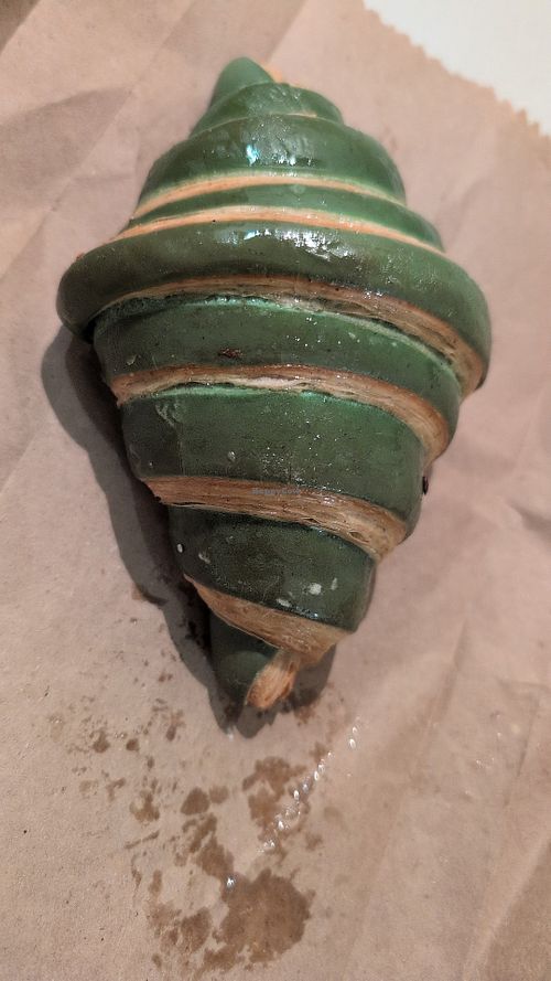 Pistachio croissant at Le Panem in Buenos Aires