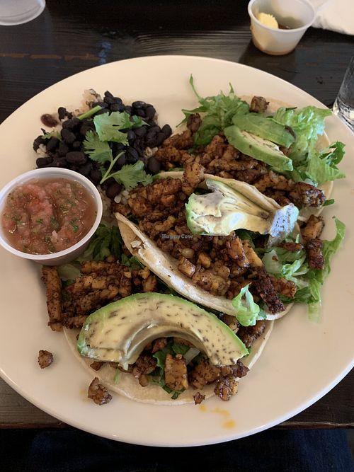 Tempeh Tacos at Toad Hollow in Covington