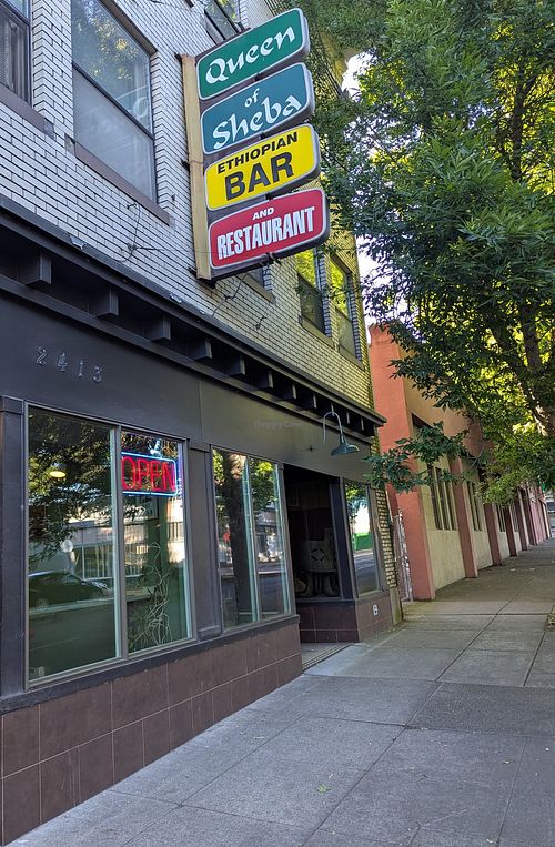 exterior at Queen of Sheba in Portland