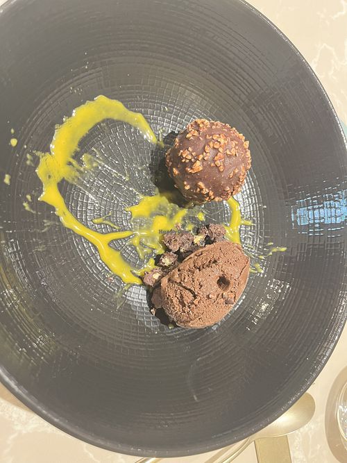 Ferrero rocher vegan version   at Linfa in Milan