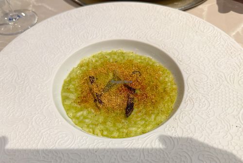 Risotto — a little bland at Linfa in Milan