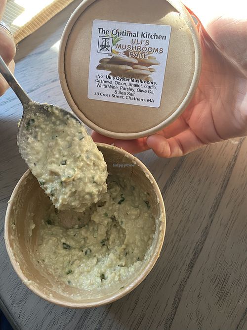 Mushroom pate  at The Optimal Kitchen in Orleans