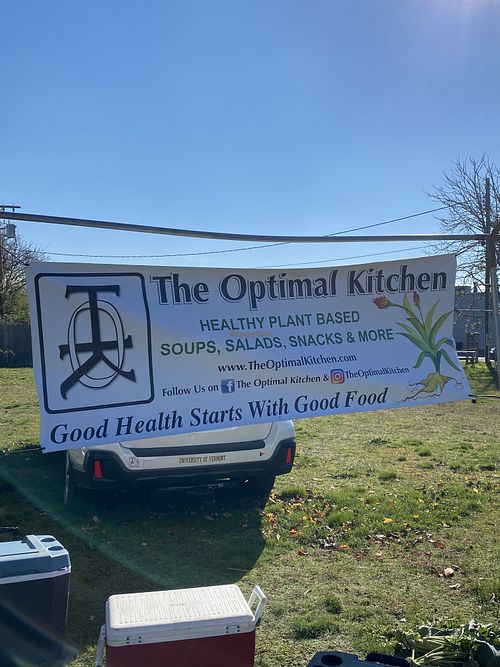 Signage  at The Optimal Kitchen in Orleans