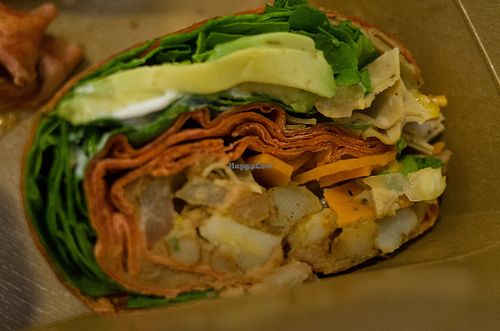 Nom Nom Burrito (veganized) at Sunrise Coffee in Las Vegas