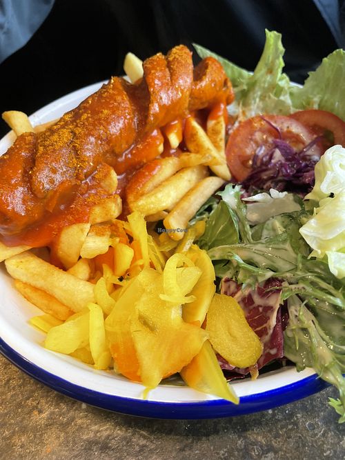 Currywurst  at Deli in Leipzig