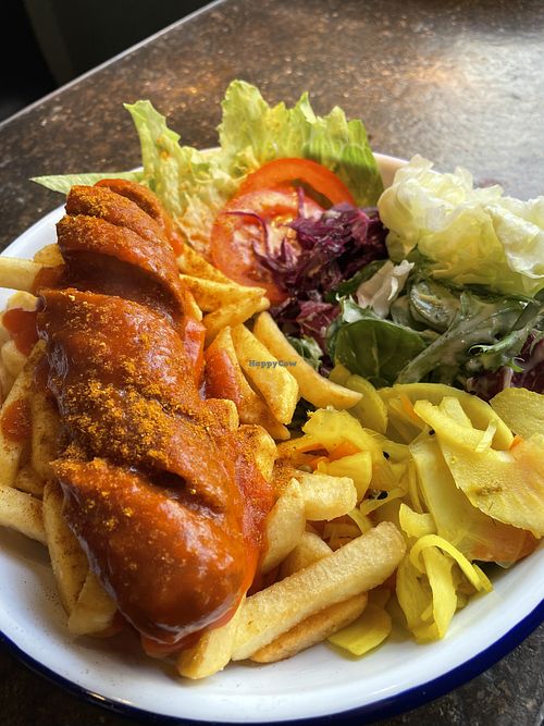 Currywurst  at Deli in Leipzig