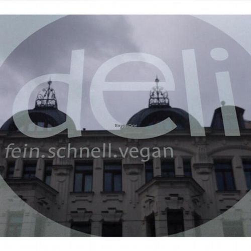 front window at Deli in Leipzig