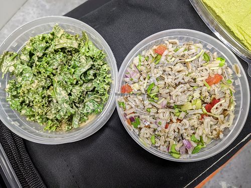 Kale salad, wild rice salad at The Garden Kitchen in Houston