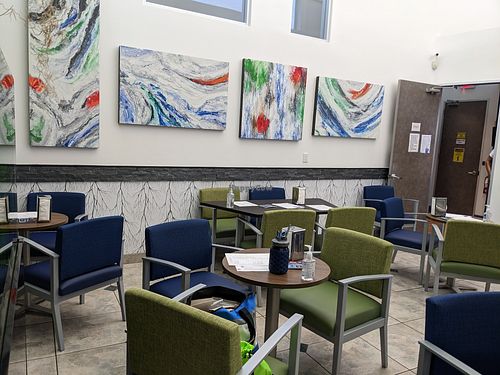 Dinner setup at The Garden Kitchen in Houston