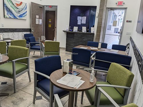 Dinner setup at The Garden Kitchen in Houston